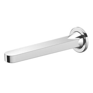 Soft Square 200mm Wall Mounted Bath Spout – Chrome