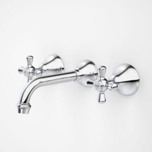 El Toro Chrome Bath Set with Cross Handles El Toro Chrome Bath Set with Cross Handles