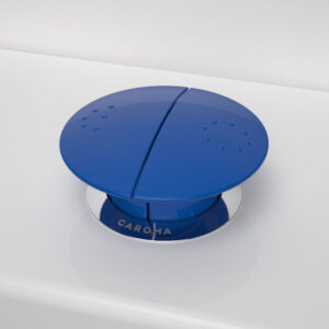 Round Care Premium Button Sorrento Blue GermGard