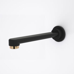 Kip Bath Outlet Black Comes with Black & Rose Gold Components