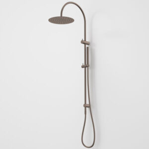 Caroma Liano Rail Shower with Overhead – Brushed Bronze