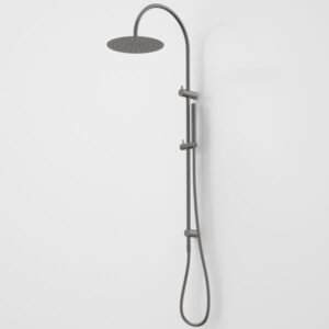 Caroma Liano II Rail Shower with Overhead – Gunmetal