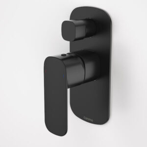 Contura Bath Shower Mixer Black with Diverter