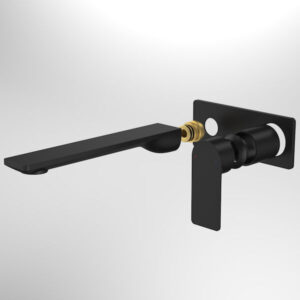 Urbane II 220mm Wall Basin Bath Trim Kit Matte Black Urbane II 220mm Wall Basin Bath Trim Kit Matte Black