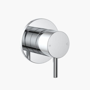 Round Pin Wall Mixer Faucet – Chrome Finish