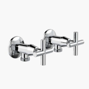 Cross Washing Machine Set - Chrome