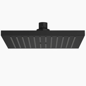 Square II Overhead Shower Brass Rain - Matte Black