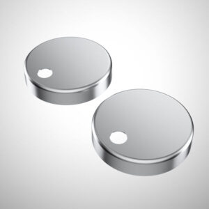 Liano Luna Toilet Seat Hinge Caps Stainless Steel Liano Luna Toilet Seat Hinge Caps Stainless Steel