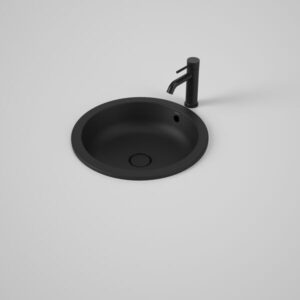 Liano II 440mm Round Basin Matte Black with Overflow Liano II 440mm Round Basin Matte Black with Overflow