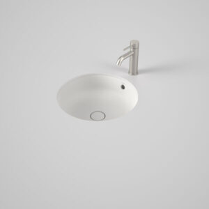 Liano II 440mm Round Basin Matte White with Overflow Liano II 440mm Round Basin Matte White with Overflow