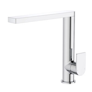 Round Square Sink Mixer Chrome