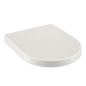 Modern Round High Profile WC Seat – White Finish