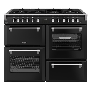 110cm Deluxe Dual Fuel Range Cooker – Black 110cm Deluxe Dual Fuel Range Cooker – Black