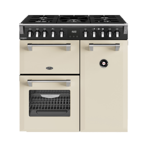 Richmond Deluxe 90cm Dual Fuel Range Cooker – Cream Richmond Deluxe 90cm Dual Fuel Range Cooker – Cream