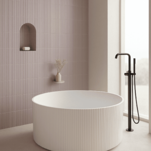 Poseidon CETO Como Round Groove Bathtub