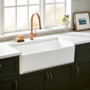 Poseidon Quartz Farmhouse Kitchen Sink