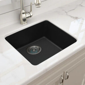 Poseidon Quartz Single Bowl Sink With Drainer