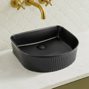 Poseidon Ceto Fluted Arch Above Counter Basin Poseidon Ceto Fluted Arch Above Counter Basin