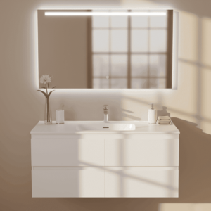 Poseidon Revita Wall Hung PVC Cabinet With Soft Closing Drawers