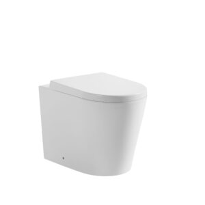 Poseidon Jill Rimless Wall Faced Floor Pan Dual Flush